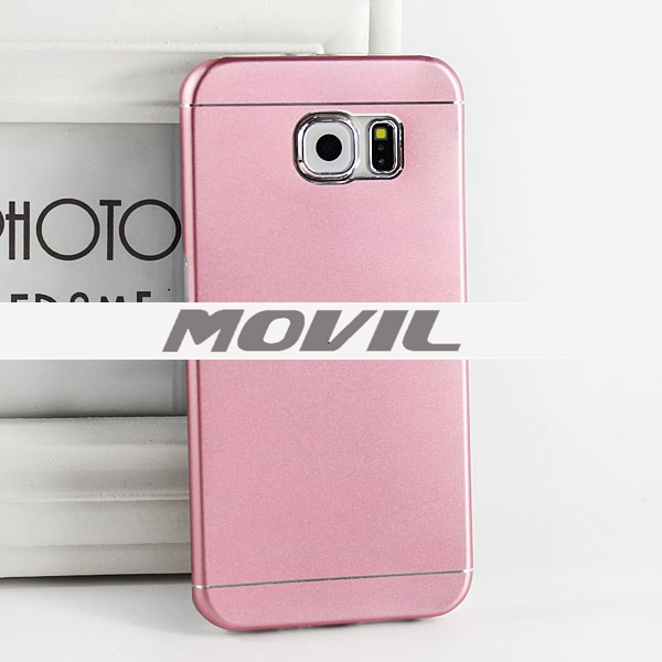 NP-2174 Marco de TPU con Metal nuevo cover para Samsung Galaxy S6-4